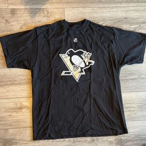 Reebok NHL Pittsburgh Penguins Ryan Bugsy Malone #12 Unisex Short Sleeve T-Shirt